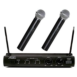 Amazon.com: Audio2000s Awm6032u UHF Dual Channel Wireless ...