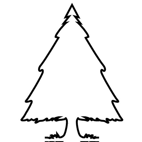 Simple Christmas Tree Clipart - Free Clipart Images