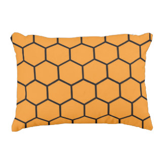 Honeycomb Pillows - Decorative & Throw Pillows | Zazzle