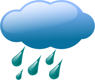 Raindrops Clipart Bluish Green Clipart - Free to use Clip Art Resource