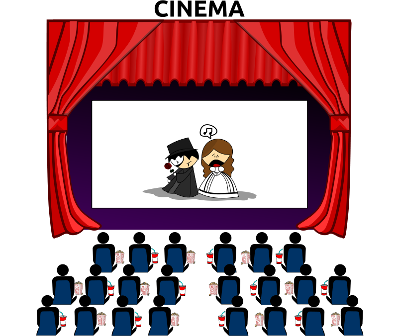 Movie theater clipart images