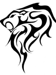 Download Lion Tribel wallpapers to your cell phone - drawning ...