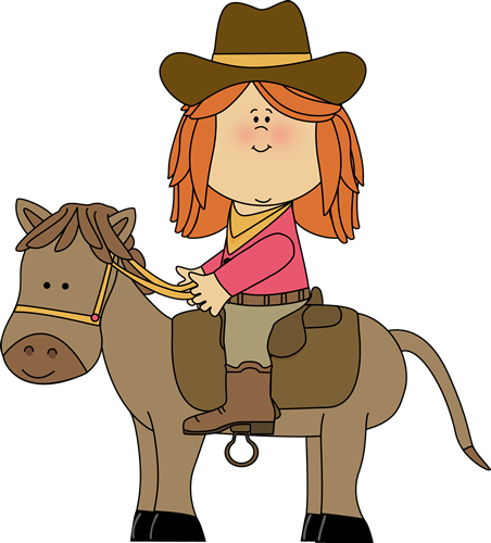 Cow girl clipart