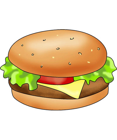 Burger Coloring Pages for Kids to Color and Print