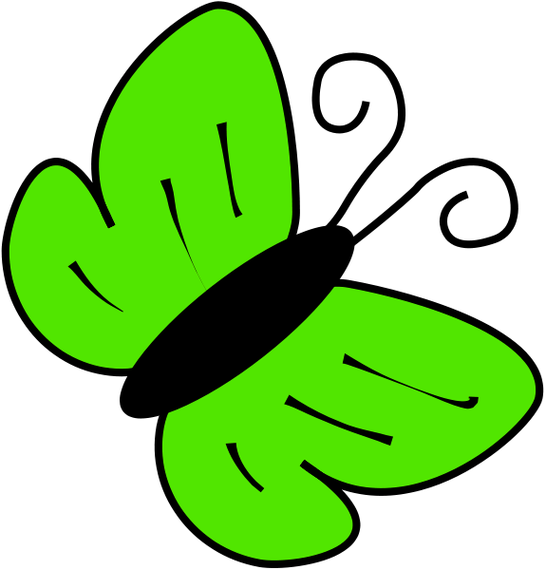 Free Clipart Green Butterfly Clipart - Free to use Clip Art Resource