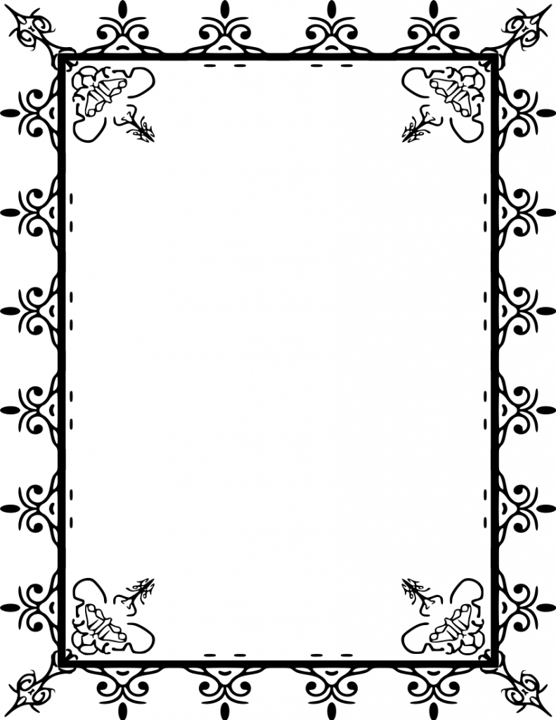 frame m vinyl decal borders frames vinyl decals. free borders free ...