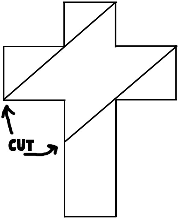 Best Photos of Cross Patterns To Cut Out - Cross Cut Out Pattern ...