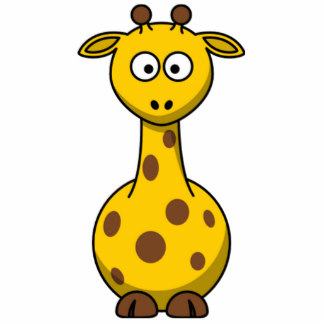 Giraffe Cartoons Photo Statuettes, Cutouts & Sculptures | Zazzle