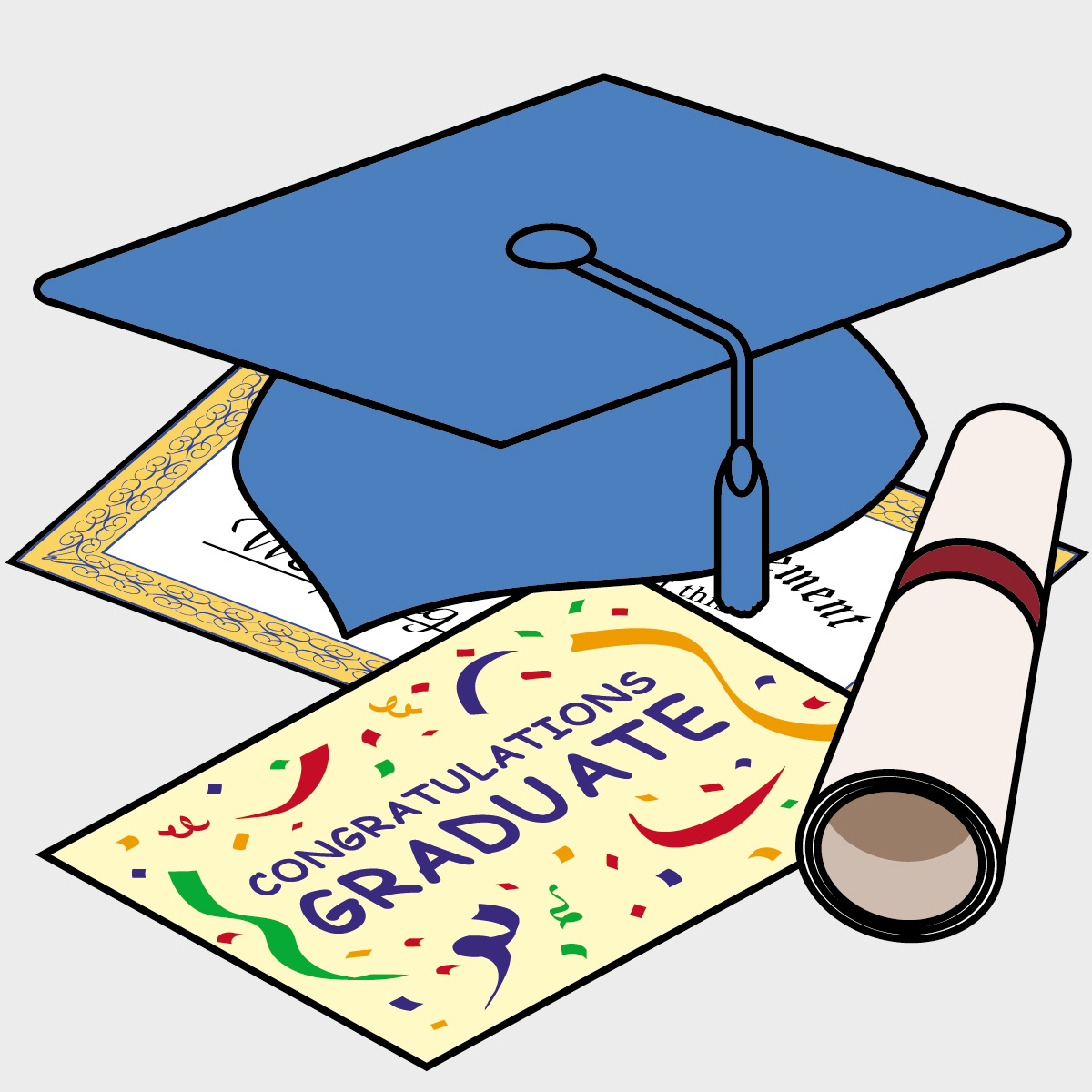 Clip Art Graduation - Tumundografico