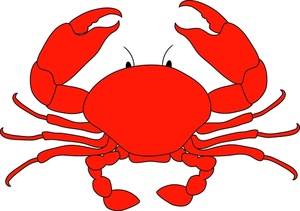 Crab Clipart Image - Cartoon Crab