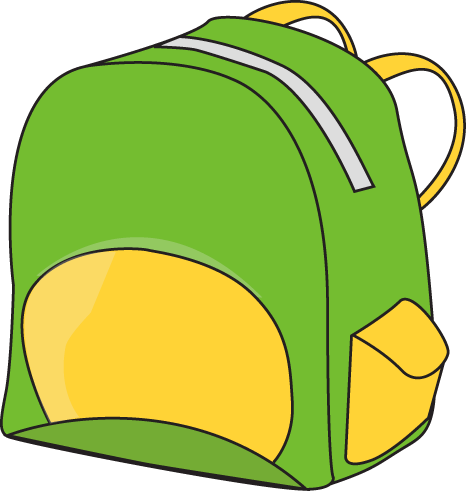 School Backpack Clipart - Free Clipart Images