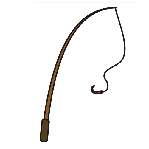 Fishing rod clip art - Free Clipart Images
