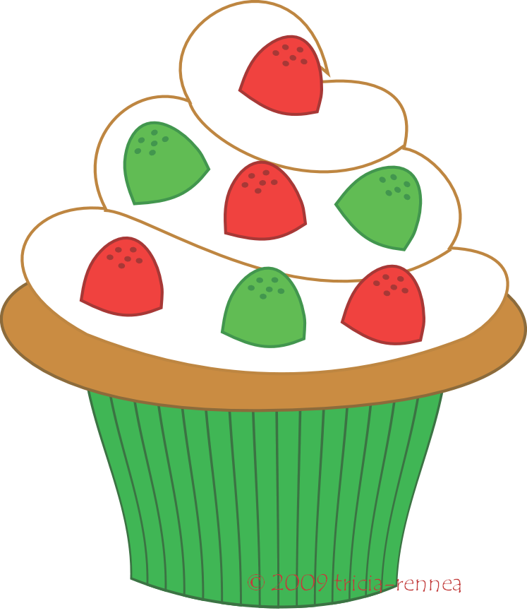 Cupcake Clipart Black And White - Free Clipart Images