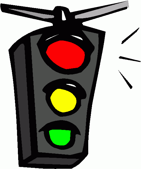 Red light green light clipart