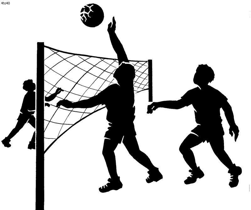 Beach volleyball clip art free clipart images - Clipartix