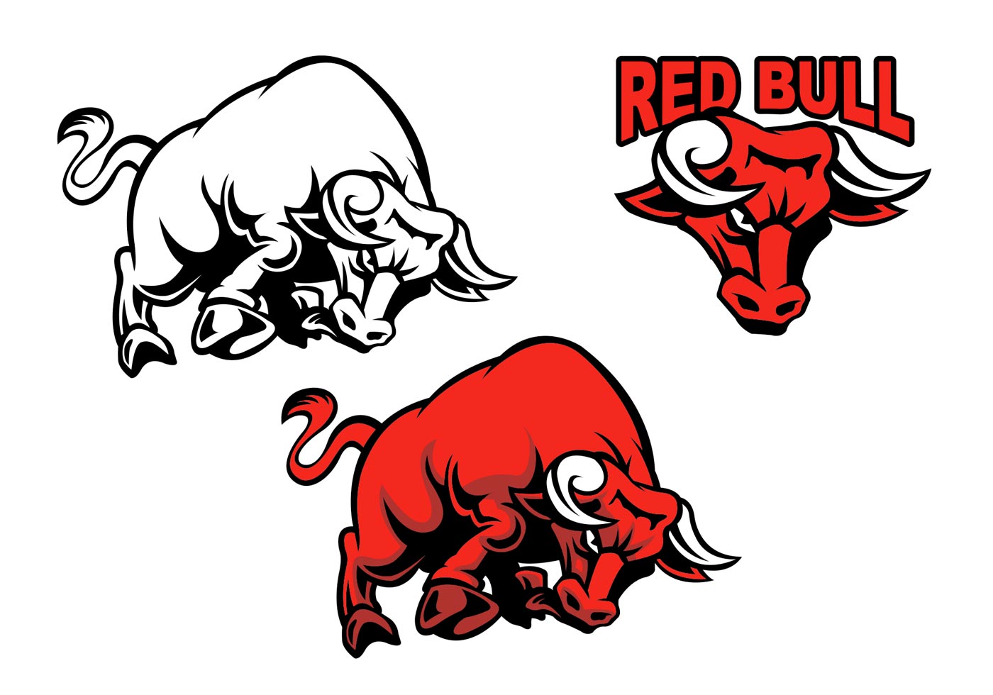 Bull Free Vector Art - (1557 Free Downloads)