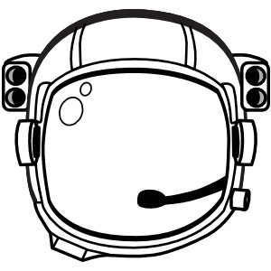 Astronaut S Helmet clip art - vector clip art online, royalt ...