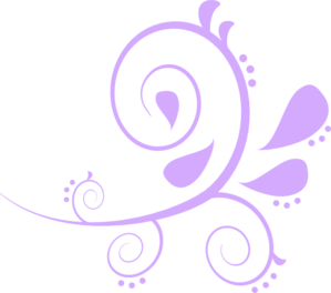 Lilac Simple Swirl clip art - vector clip art online, royalty free ...