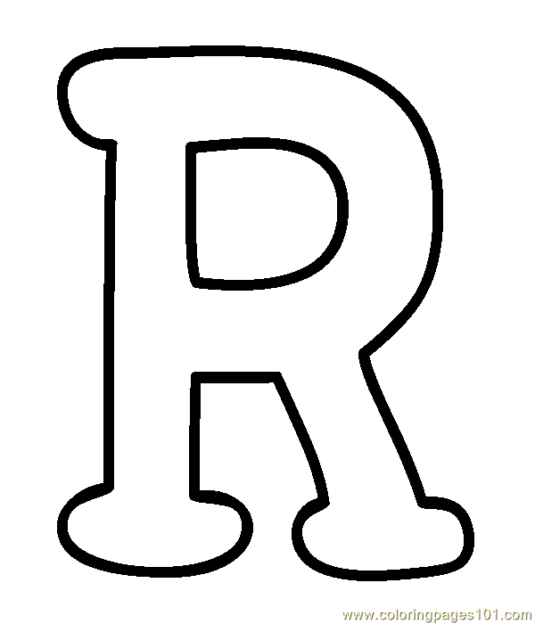 R Bubble Letter Coloriage ClipArt Best ClipArt Best ClipArt Best ClipArt Best