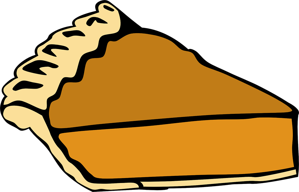 Baking pumpkin pie clipart