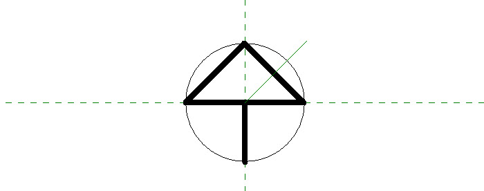How to create a North symbol that rotates with a parameter, with ...