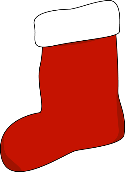 Large Printable Stocking Clipart