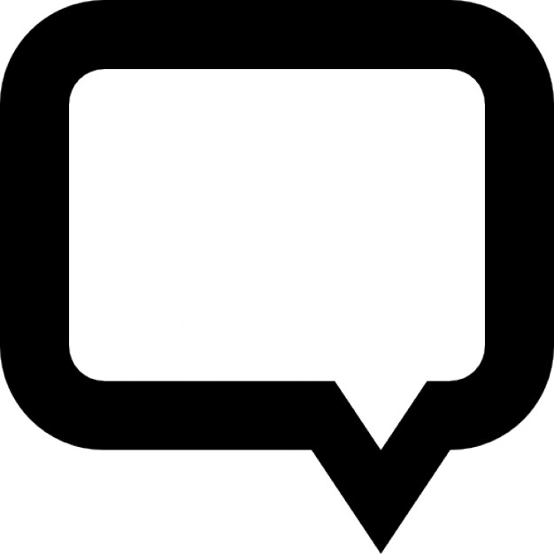 Rounded speech bubble - Icon | Download free Icons - ClipArt Best ...