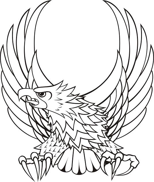 Flaming Eagle Clipart