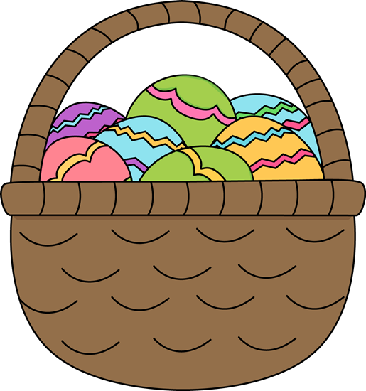 Egg basket clipart