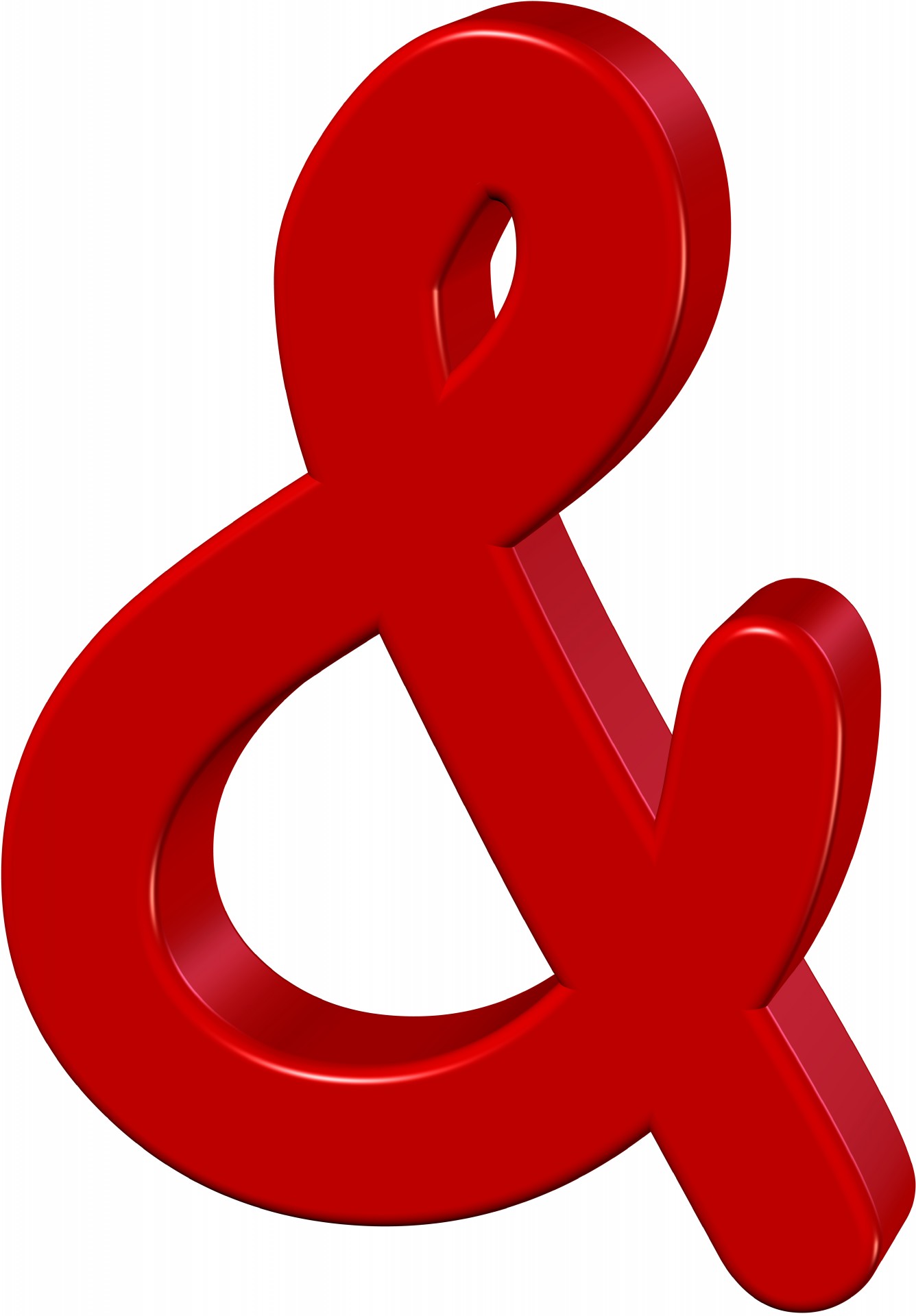 Ampersand Symbol Red Free Stock Photo - Public Domain Pictures