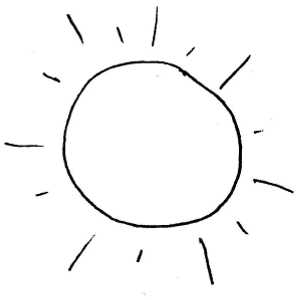 Sun Outline Clipart