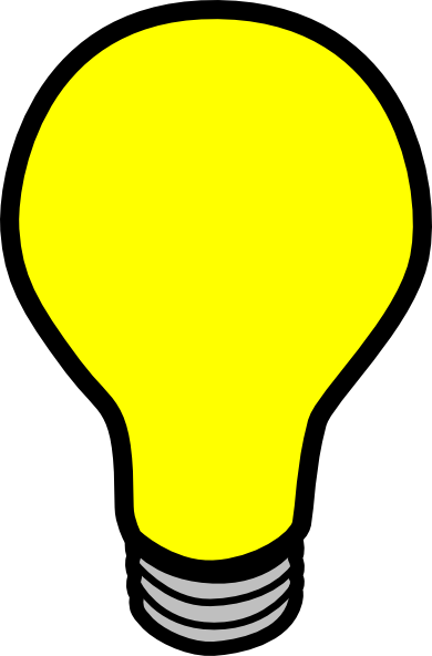 Clipart for kids light bulb