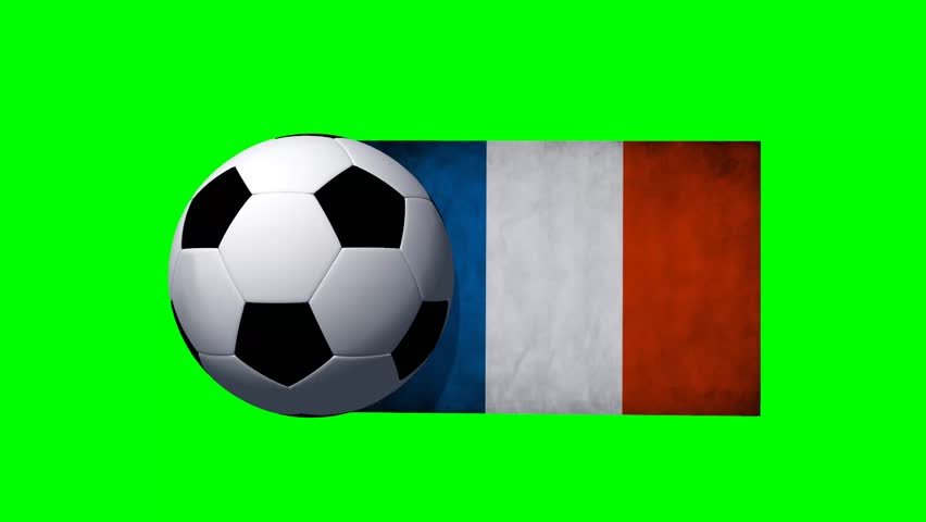 Football Player Kicking Nigeria Flag Ball On Black Background In ...