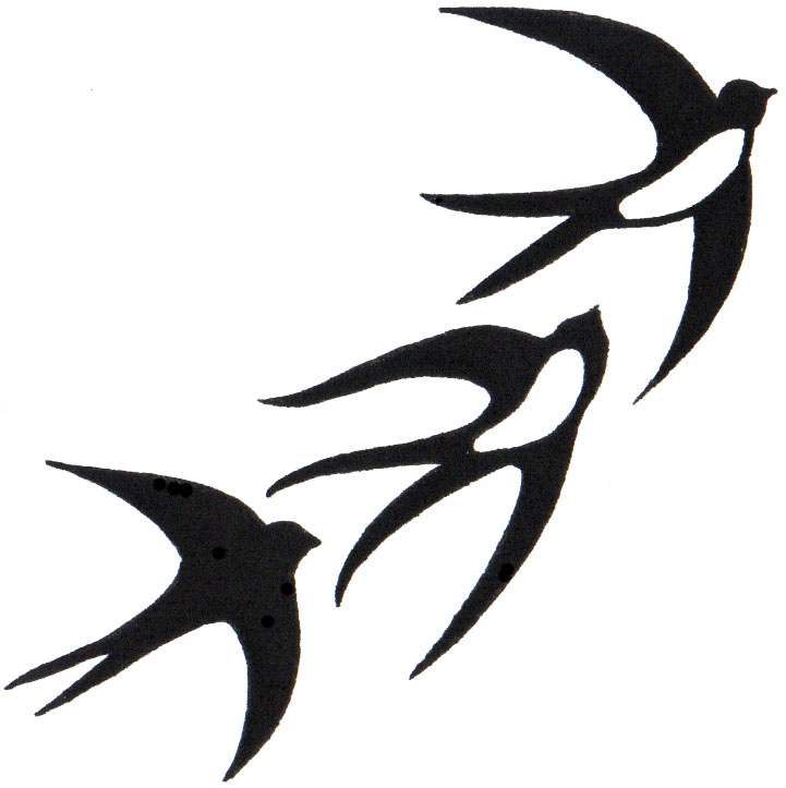 Bird silhouette tattoos, Silhouette tattoos and Bird silhouette on ...