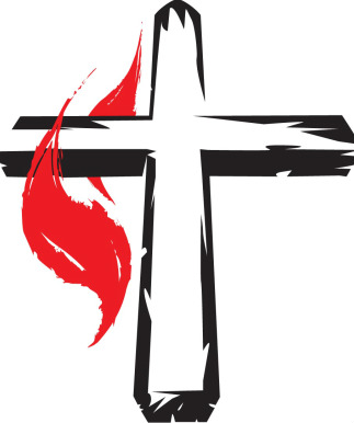 Cross clipart flame logo