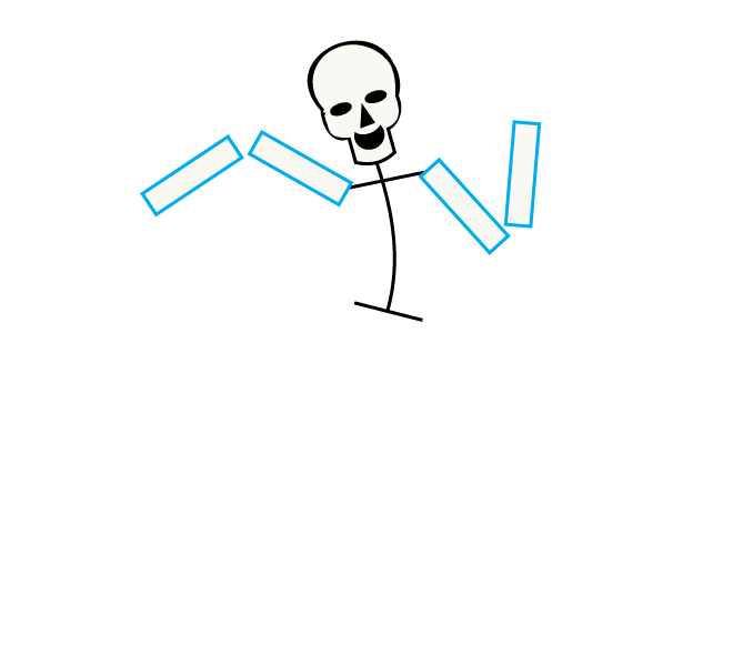 How to Draw a Skeleton | Easy Drawing Guides