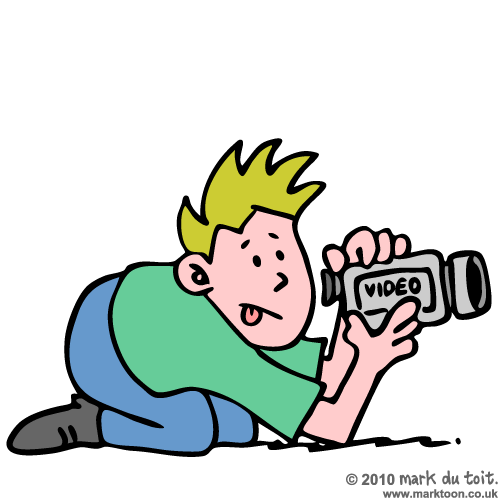 Video camera for kids clipart