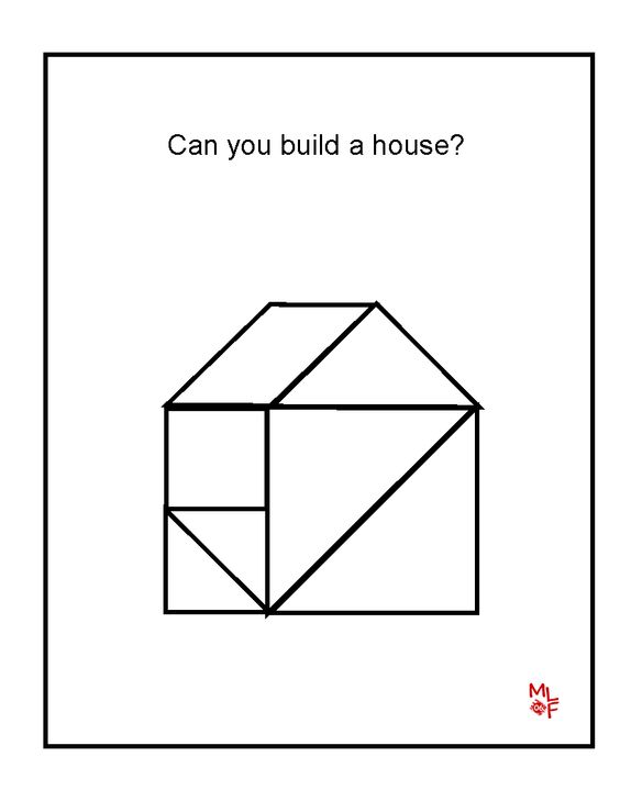 House, Tangram printable and Templates