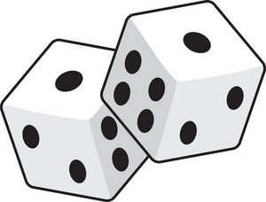 One Dice Clipart - Free Clipart Images