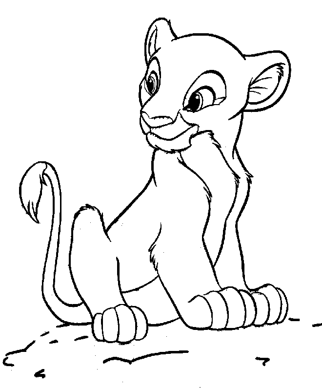 Baby Lion Coloring Pages - AZ Coloring Pages