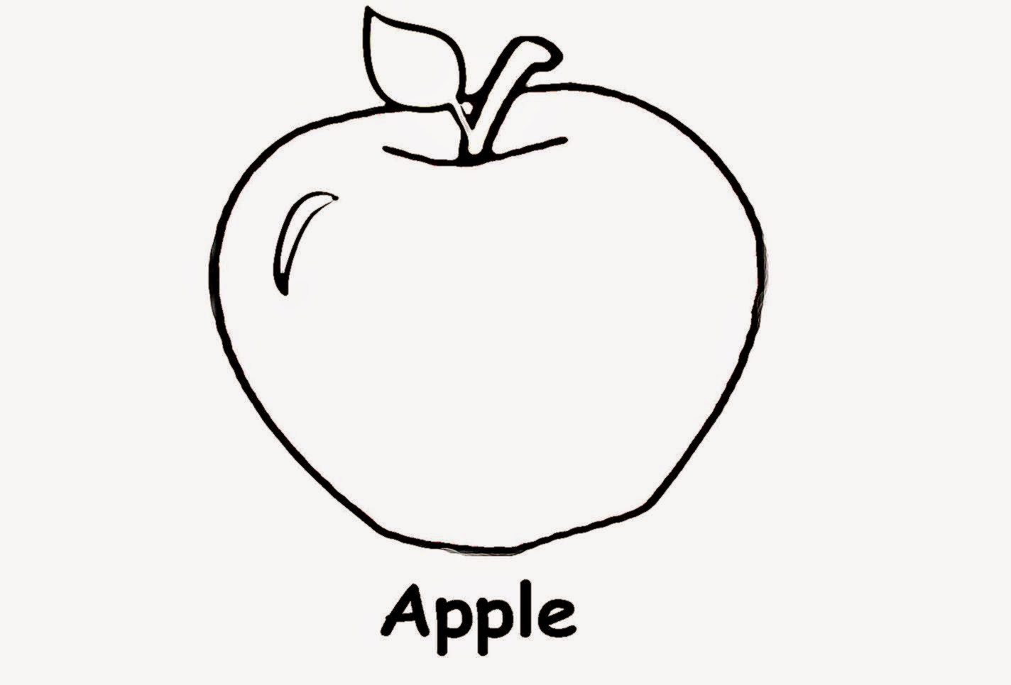Pictures Of Apples To Color | Free Coloring Pictures