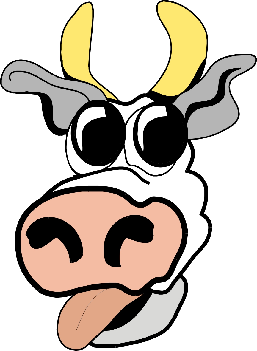 Cow Face Cartoon | Free Download Clip Art | Free Clip Art | on ...