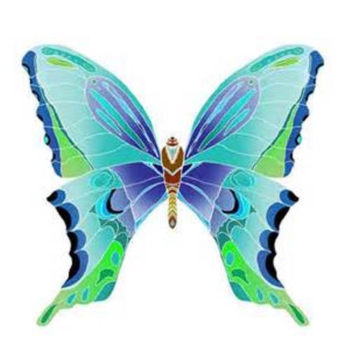 Free Clip Art Borders Butterfly Blue - ClipArt Best