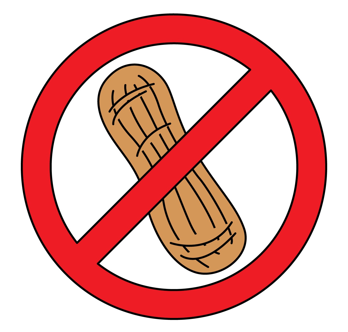 No Peanuts Clipart