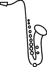 Saxophone Tattoo On Pinterest Clipart - Free to use Clip Art Resource