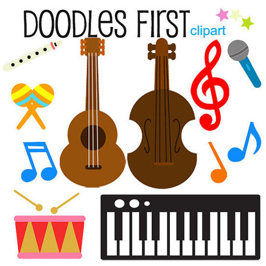 Clip Art Musical Instruments Clipart - Free to use Clip Art Resource