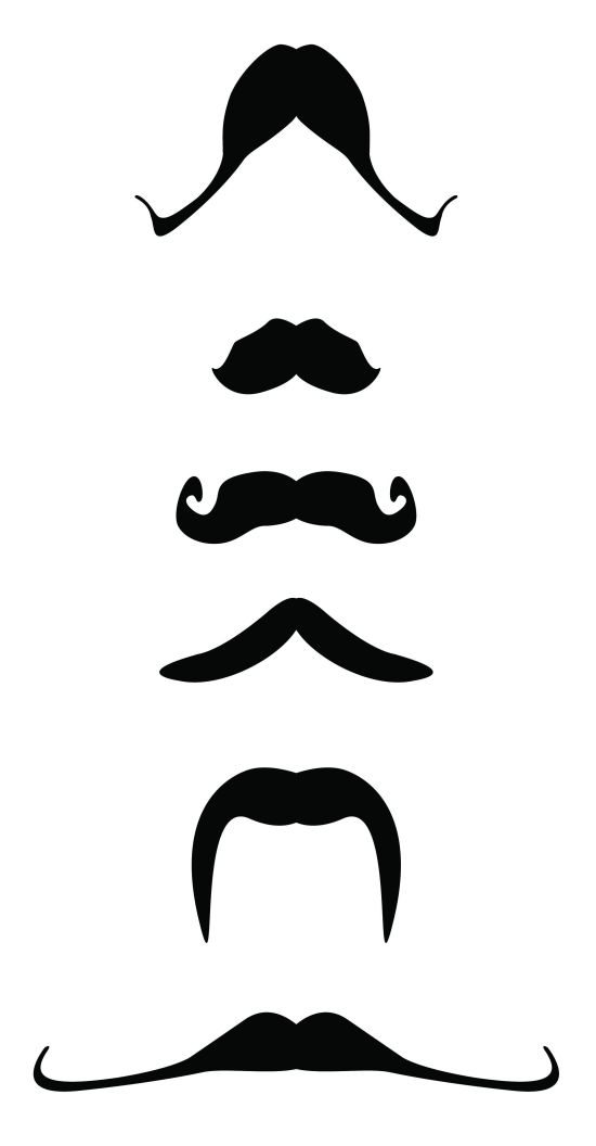 Best Photos of Print Mustache Template - Mustache Template ...