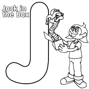 Big Letter J for Joker Coloring Page: Big Letter J for Joker ...