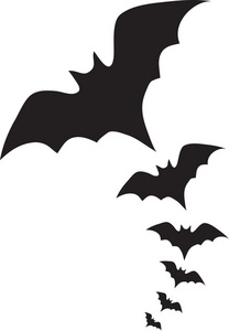 Bat clipart simple