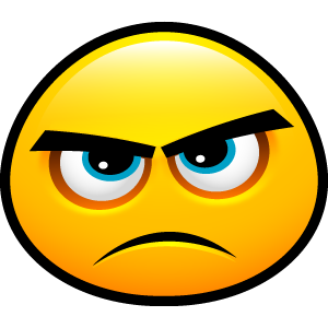 Angry And Unhappy Faces Clipart